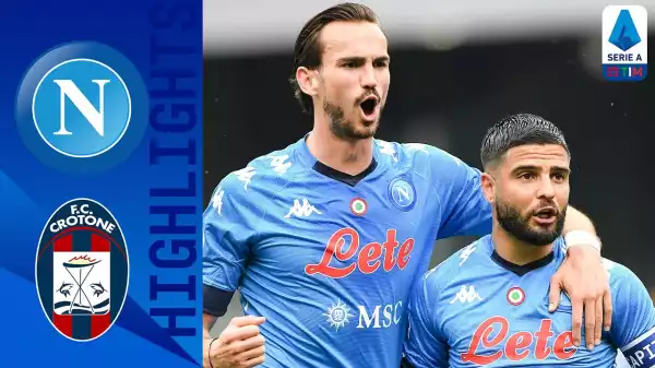 Napoli vs Crotone 4 - 3 (Serie A Goals & Highlights 2021)