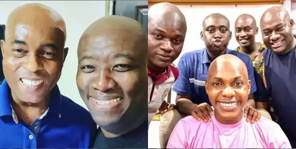 RCCG Youths, Pastors Shave Hair To Mourn Pastor Dare Adeboye (Photos)