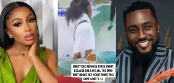 All The Guys Wey Break My Heart, Wear Dis Shorts – Mercy Eke Says As He Pulls Off Pere’s Shorts