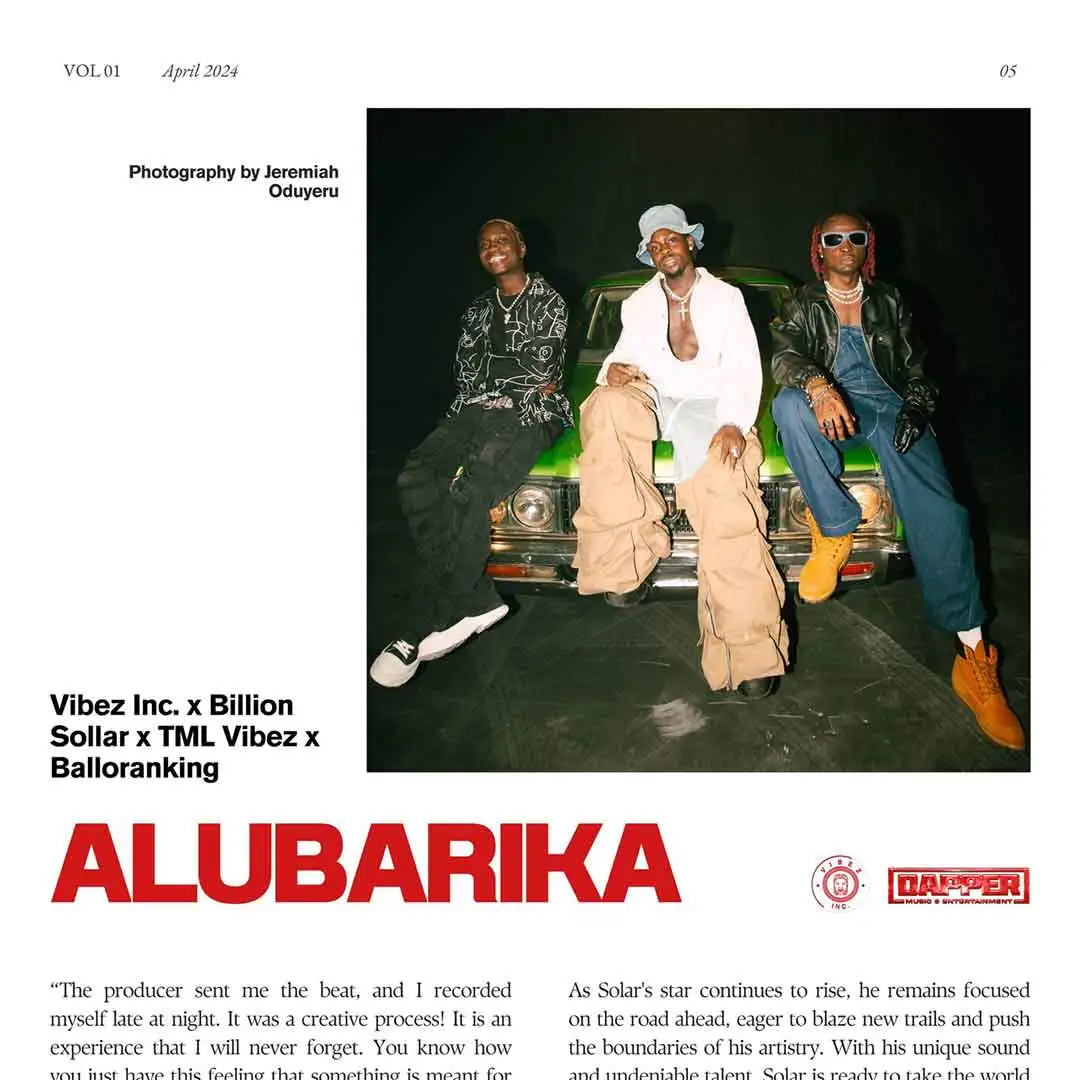 Vibez Inc – Alubarika ft. Billion Solar, Tml Vibez & Balloranking