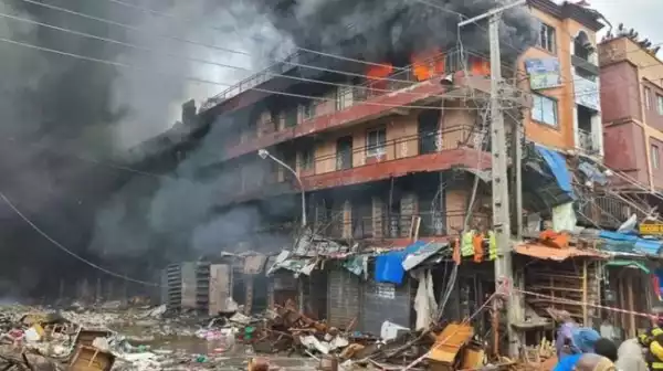 One Person Dead, 8 Injured In Dosunmu Market Fire – Lagos Govt Gives Update