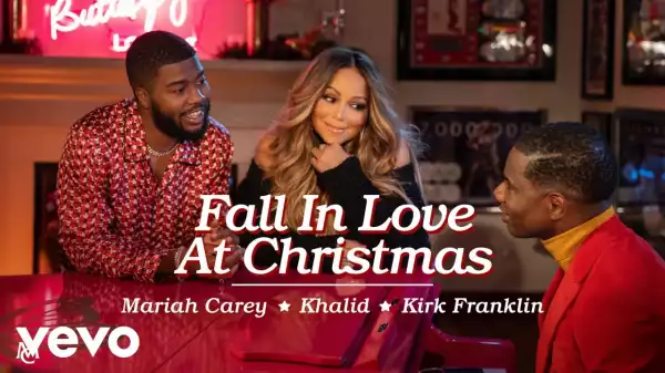 Mariah Carey, Khalid, Kirk Franklin - Fall in Love at Christmas (Video)