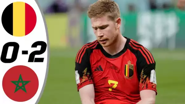 Belgium vs Morocco 0 - 2 (World Cup 2022 Goals & Highlights)