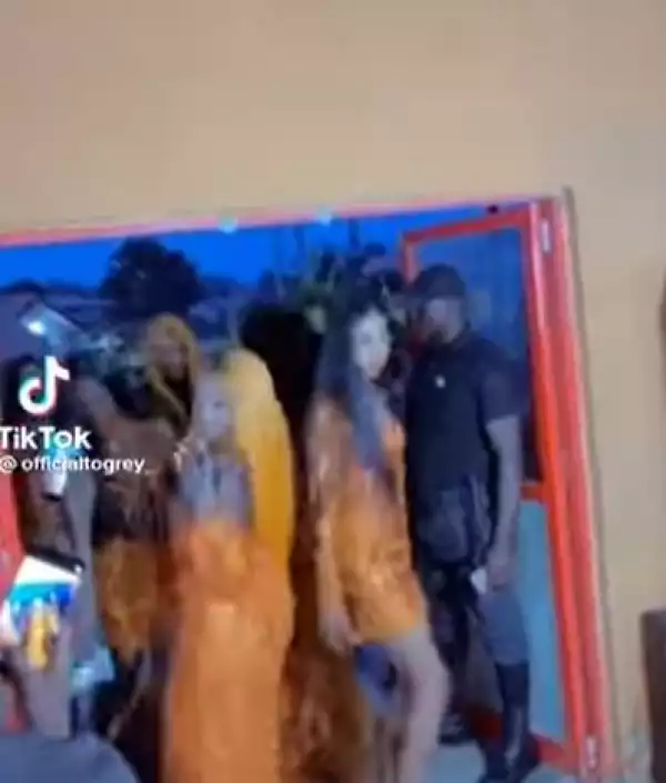 Nigerian Cross-dressers Turn Up In Asoebi For Their Colleague’s Birthday Party (Videos)