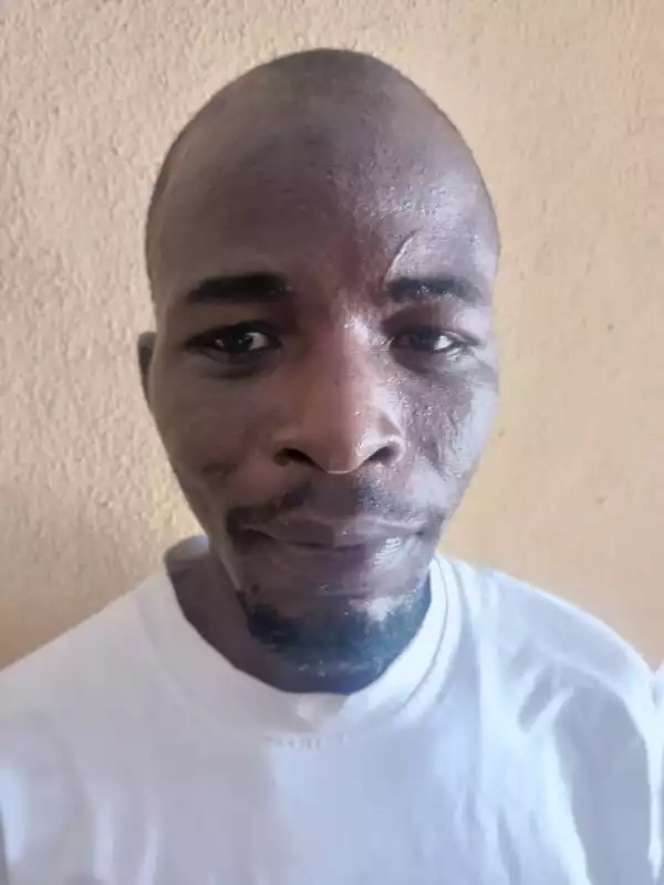 Photo Of Nigerian Man Who Poses As A Ghost To Defraud People In Adamawa
