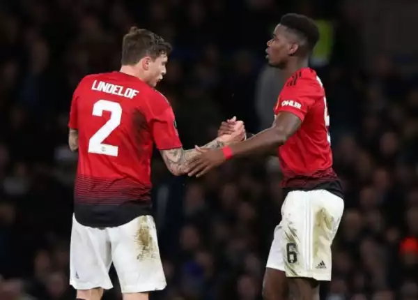 Pogba Left With Facial Wounds After Clashing With Teammate Lindelof In Training