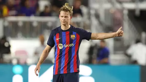 Joan Laporta suggests Barcelona have received multiple offers for Frenkie de Jong