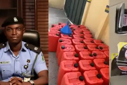 Lagos Police apprehends suspects counterfeiting engine oil