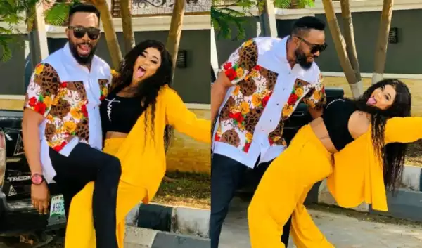 ‘You should be ashamed of yourself doing this with someone’s husband’ – Netizens drag Uju Okoli for posing ‘indecently’ with Frederick Leonard