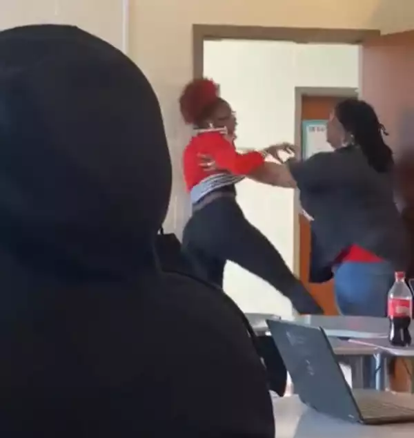 Student physically attacks teacher in front of her entire class