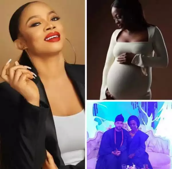 The Lord Has Broken The Walls Of Jericho - Toke Makinwa Overjoyed As Her Sister Announces Her Pregnancy After 6 years Of Marriage