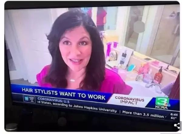 TV Reporter Accidentally Films Her Husband Naked In The Shower During Live Broadcast From Her Bathroom