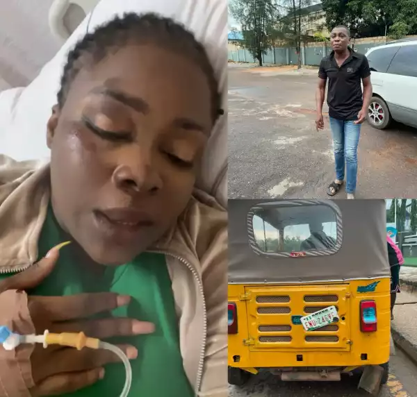 Actress Ejine Okoroafor Shares Her Near-Death Experience With A Tricycle Rider In Enugu (Video)