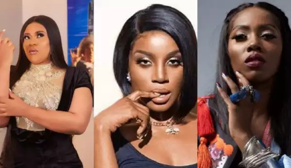 "I Will Beat You ’ – Nkechi Blessing Threatens Over Seyi Shay And Tiwa Savage’s Public Fight