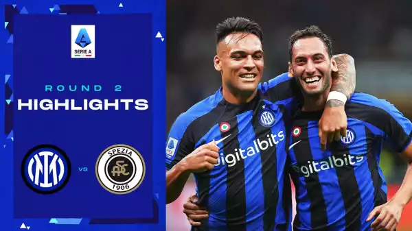 Inter vs Spezia 3 - 0 (Serie A 2022 Goals & Highlights)
