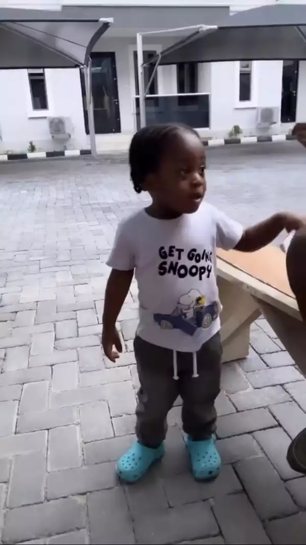Billionaire Son, Odogwu - Heartwarming Video of Davido’s Crew Members Hail Ifeanyi as Owner His Father’s Empire