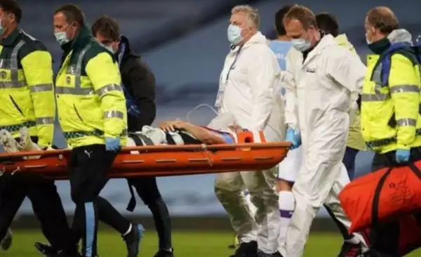 GET WELL!! Man City’s Eric Garcia Hospitalized After Heavy Collision With Ederson
