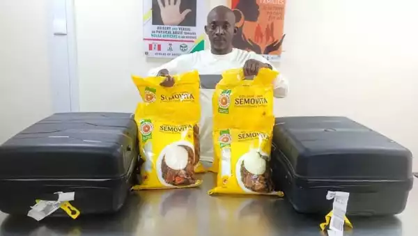 NDLEA Intercepts Ephedrine, Skunk, Laughing Gas Consignments At Lagos Airport (Video)