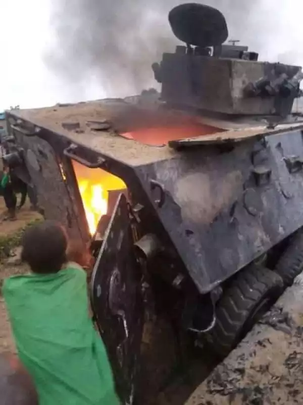 Three killed, military armoured vehicle set ablaze as bandits attack Zamfara community