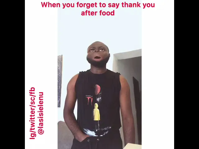Lasisi Elenu - When You Forget To Say Thank You After Food (Comedy Video)