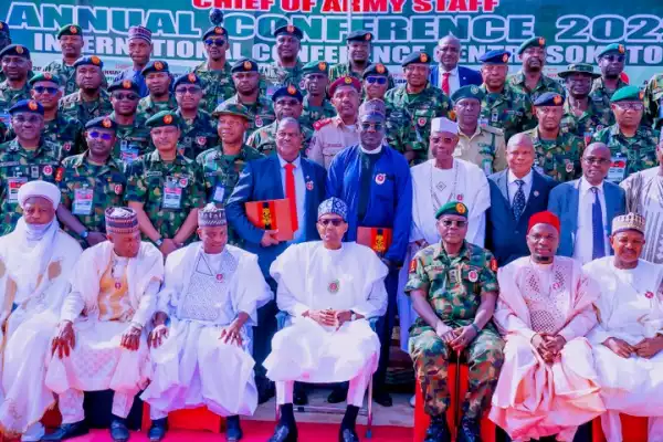 President Buhari Declares Open Annual Chief Of Army Conference In Sokoto.