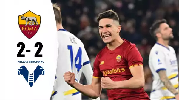 Roma vs Hellas Verona 2 − 2 (Serie A 2022 Goals & Highlights)