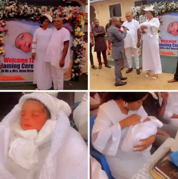 Nigerian Couple Welcome Their First Child After 18 years