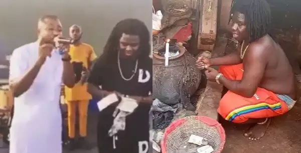 Gospel Singer, Gozie Okeke Reacts After He Criticized for Allowing Native Doctor Spray Him Money (Video)