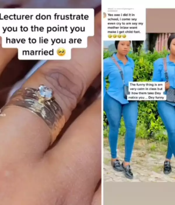Graduate claims she had to wear a wedding ring through school to avoid being sexually harrased by a lecturer