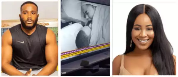 #BBNaija: This Show Is Just Immorally Wrong – Netizens React After Kiddwaya Was Captured Eating Erica