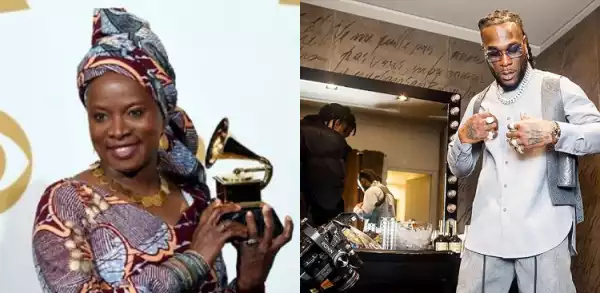 Burna Boy loses Grammy award to Angelina Kidjo