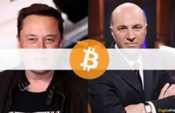 Elon Musk Was Pressured by Tesla’s Shareholders to Drop Bitcoin Payments, Says Kevin O’Leary