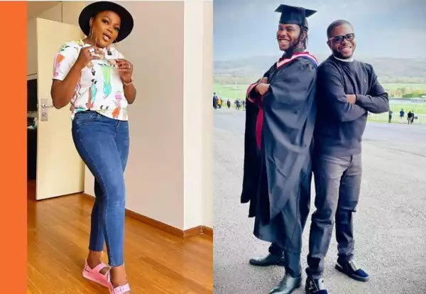 Funke Akindele Proudly Celebrates Her Son Josiah As He Graduates From A School In The UK