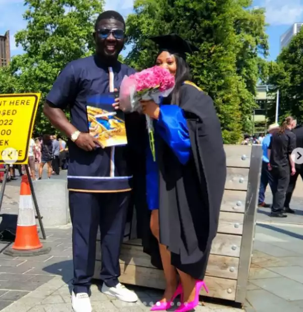 I Am A Proud Husband - Seyi Law Celebrates His Wife As She Graduates From A UK University