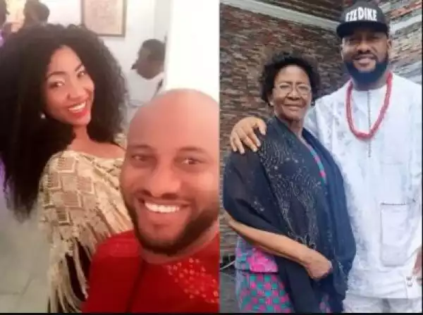 Yul Edochie’s Second Wife, Judy, Dragged Over Reaction To Husband’s Recent Outing With His Mother
