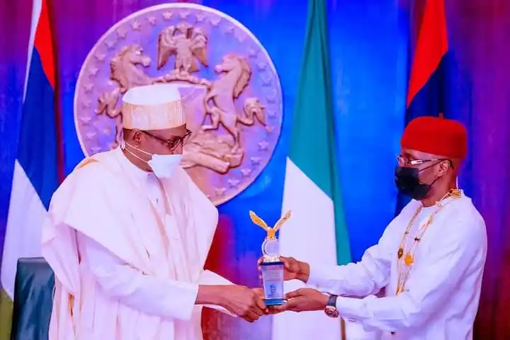 Buhari Bags Global Integrity, Anti-Corruption Award Of Excellence (Pictures)