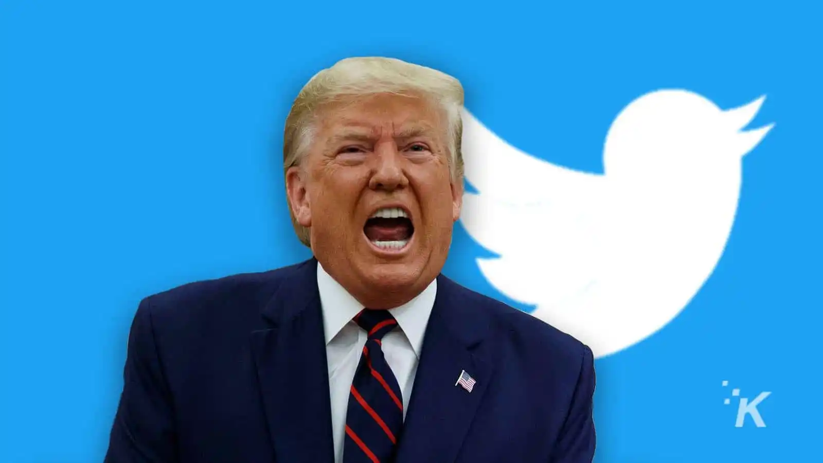 Twitter puts warning on Trump