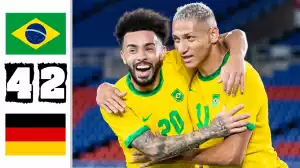Brazil vs Germany 4 - 2  (Olympic 2021 Goals & Highlights)