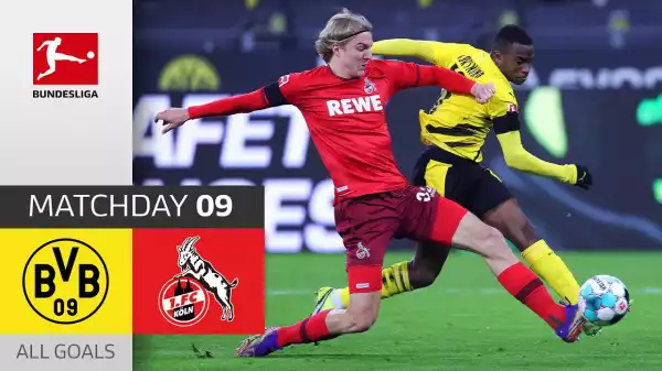 Dortmund vs Köln 1 - 2 (Bundesliga Goals & Highlights)