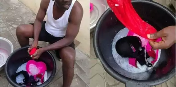 LET’S TALK!! Is It Proper For A Man To Wash His Girlfriend or Wife Panties In The Name Of Love – Can You Do It?