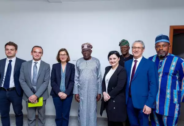 Just In. EU Ambassador Visits Asiwaju Tinubu. Pictures.