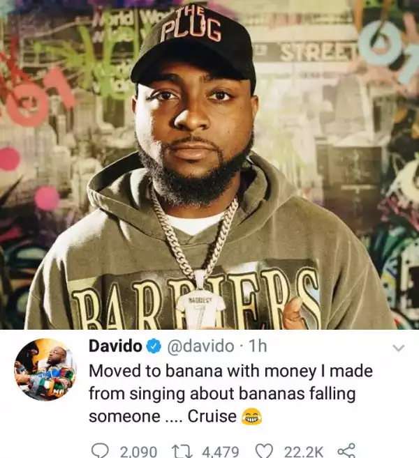 Davido finally reveals how he got the money to get a house in Banana Island (see it)
