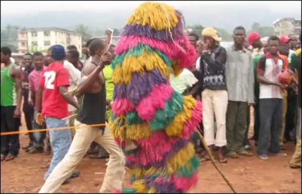 Shock As Masquerades Invade Church, Flog Pastor, Worshippers In Plateau