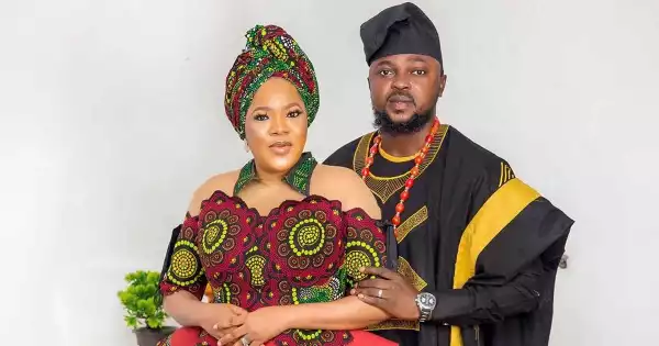 Toyin Abraham’s Marriage Allegedly Going Through Crisis Even Though They Play Happy Couples Online