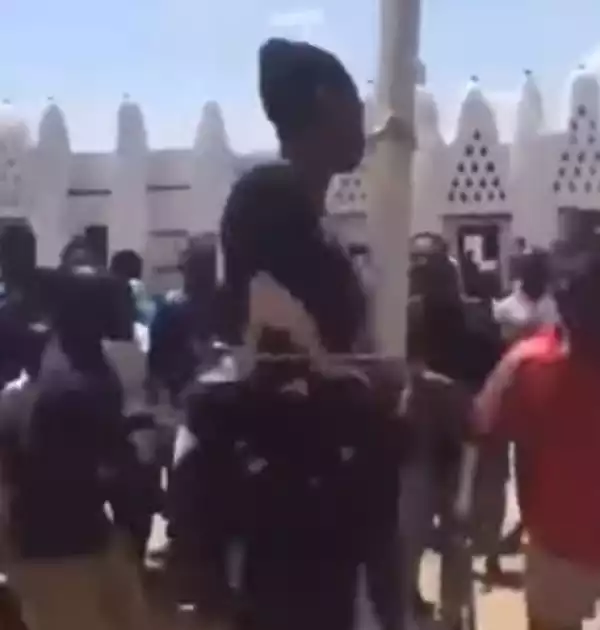 Video Of Young Man And Woman Flogged For Allegedly Promoting 