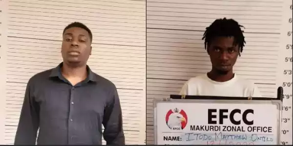 Two Yahoo Boys Bag Two Years Jail Term in Makurdi (Photo)