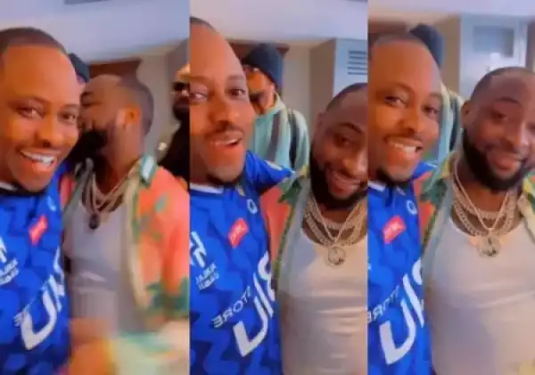 Actor Lege Miami Excited As He Meets Davido For the First Time (Video)