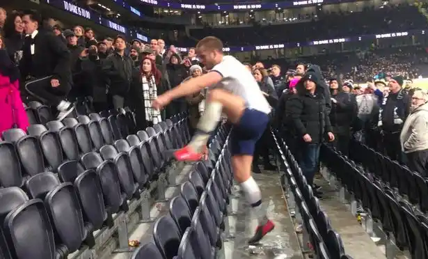 Tottenham midfielder, Eric Dier banned for four matches and fined £40, 000 after jumping into crowd to confront a fan