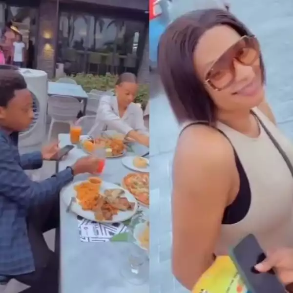 Video Of May Yul-Edochie With Her Kids And Friends Celebrating Her Son, Zane