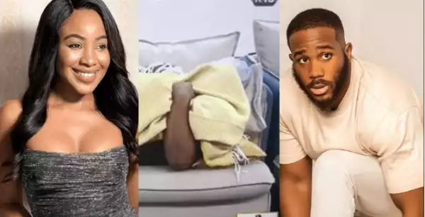 #BBNaija: Watch The Moment Erica And Kiddwaya Romanced Before The Party Started (video)